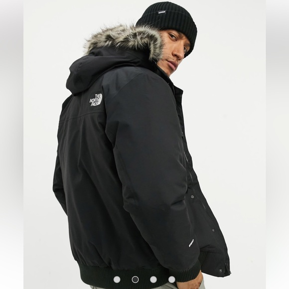The North Face Gotham jacket black 600 Down Waterproof Insulated hood Jacket L - Picture 3 of 16